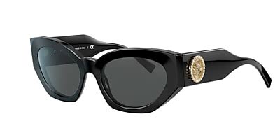 Versace VE4376B 54 Dark Grey & Black Sunglasses 